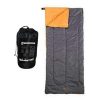 Milestone Camping Envelope Sleeping Bag - Black