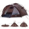 slumit gobi 3 instant tent 3 man waterproof double layer flashframe quick pitch tent and pack system