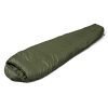snugpak | softie elite 4 | sleeping bag with built-in deployable side baffle, to allow for more room (olive, left side zip)