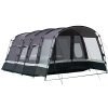outsunny 8 man family tunnel tent w/bedroom, spacious living space, awning and carry bag, 3000 mm water column 8 person large sleeping cabin for camping &amp; hiking, sport &amp; outdoor