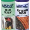 Nikwax Tech Wash/Softshell Proof Twin Pack Clean/Proof Value Pack - 0.3lt