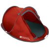 Mountain Warehouse Pop Up 3 Man Three Person Single Skin Plain Festival Camping Tent Easy Pitch Red One Size