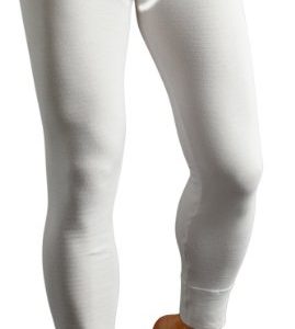 Socks Uwear® Mens Base Layer Warm Thermal Long John Underwear Ski Small White