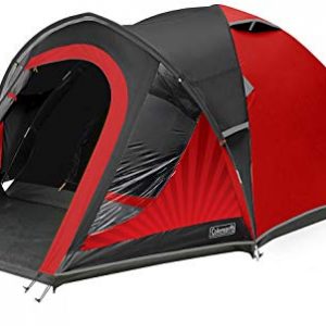 coleman tent the blackout, festival camping tent with blackout bedroom technology, festival essential, dome tent, 100% waterproof with sewn in groundsheet