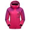 LHHMZ Women's Outdoor Windproof Hiking Jackets Lightweight Breathable Softshell Casual Coats Walking Cycling Skiing Jackets with Hood
