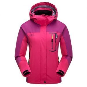 LHHMZ Women's Outdoor Windproof Hiking Jackets Lightweight Breathable Softshell Casual Coats Walking Cycling Skiing Jackets with Hood