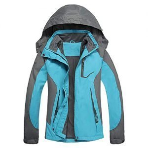 LHHMZ Womens Windproof Hiking Jacket Lightweight Breathable Waterproof Outdoor Softshell Casual Coats with Hood