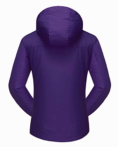 MAGCOMSEN Womens Outdoor Hiking Jackets Lightweight Waterproof Softshell Rain Jacket with Hood - Image 3