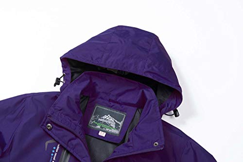 MAGCOMSEN Womens Outdoor Hiking Jackets Lightweight Waterproof Softshell Rain Jacket with Hood - Image 4