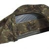 Mil-Tec Unisex_Adult Einmannzelt Recom Flecktarn One-man tent, camo, Size