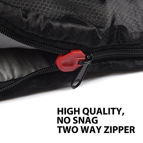 Mummy Sleeping Bag for Indoor and Outdoor - Great for Kids, Boys, Girls, Teens, Adults. Portable and Lightweight for 3-4 Season Camping, Hiking, Traveling, Backpacking and Outdoor - Image 4