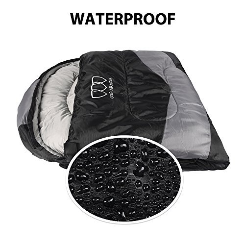 Mummy Sleeping Bag for Indoor and Outdoor - Great for Kids, Boys, Girls, Teens, Adults. Portable and Lightweight for 3-4 Season Camping, Hiking, Traveling, Backpacking and Outdoor - Image 6