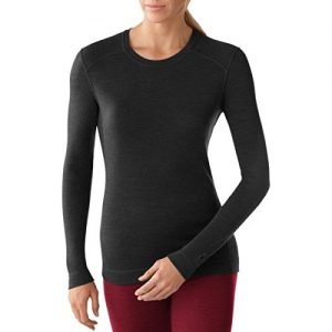 smartwool midweight women's long sleeve shirt crew neck
