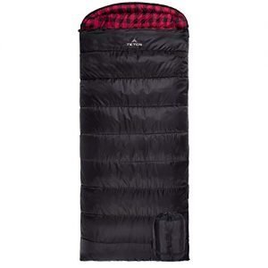 teton sports unisex's 18 degree c flannel lined left zip teton sports-18 sleeping bag-blue