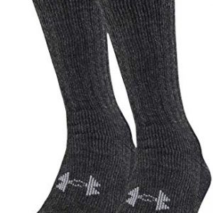 under armour men's coldgear boot socks (2 pair)