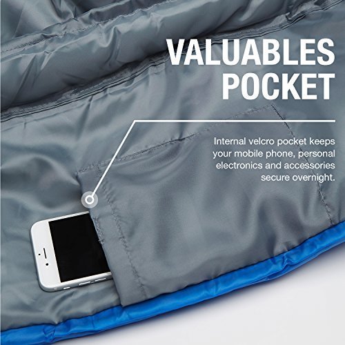 Active Era Professional 300 Warm Mummy Sleeping Bag - 300 GSM Double Layer Filling - 3-4 Season for Camping, Hiking, Outdoors - Image 6