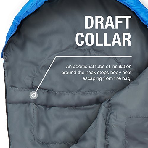 Active Era Professional 300 Warm Mummy Sleeping Bag - 300 GSM Double Layer Filling - 3-4 Season for Camping, Hiking, Outdoors - Image 10