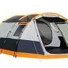 olpro outdoor leisure products knightwick 3.7m x 2.2m 3 berth tunnel tent orange & black