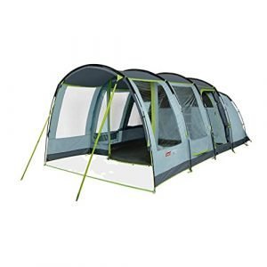 coleman meadowood 4 person large tent with blackout bedrooms, blue, one size