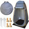 extra spacious privacy tent - shower tent, changing tent, bathroom tent, rain/sun tent - more space at head and shoulder level