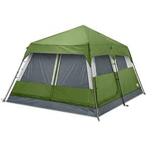 gonex 10 person tents for camping, instant tent automatic glamping tent waterproof windproof easy set up in few minutes ideal for family car trip, festival gathering and picnic